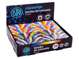 Gumka ASTRA Kolorowe Paski