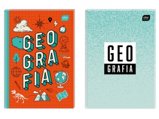 Brulion A5 80k. INTERDRUK Geografia kratka
