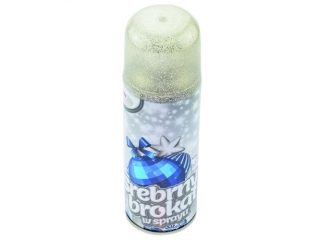Brokat w sprayu pojemno��: 250 ml kolor: srebrny