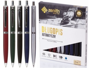 D�ugopis automatyczny ZENITH 60 - box 10 sztuk, mix kolor�w