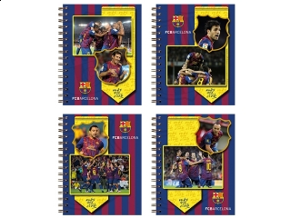 Ko�ozeszyt B5 100k. ASTRA FC Barcelona, kratka