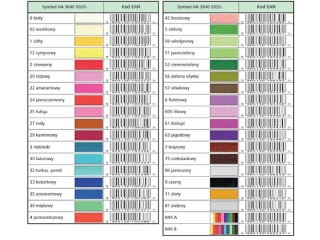 Bibu�a marszczona HAPPY COLOR - nr.5 zielony (10szt)