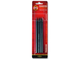 Komplet 4 o��wk�w grafitowych KOH-I-NOOR Progresso /HB,2B,4B