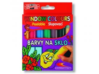 Farby witra�owe KOH-I-NOOR 5kol.+2kontury 10,5ml (9738)