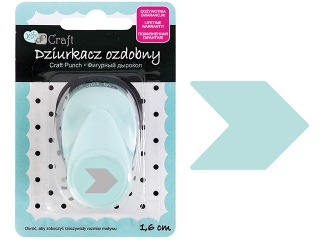 Dziurkacz ozdobny DPCRAFT 1,6cm Strza�ka