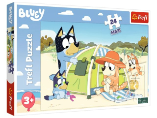 Puzzle   24 Maxi TREFL Wspania�y dzie� Bluey