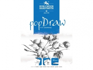 Blok rysunkowy A4 30k. KOH-I-NOOR Pop draw 180g