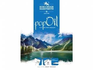 Blok do farb olejnych A4 10k. KOH-I-NOOR Pop oil 250g