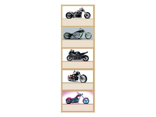 Naklejki na zeszyt Victoria Motor zestaw 12 a'25