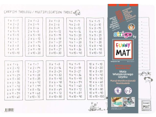 KOLOROWANKA FUNNY MAT WHITE 48x33.5 + GRATIS flamastry