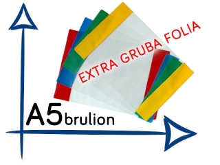 OK-10 Ok�adki na zeszyt A5d EXTRA gruba folia