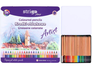 Kredki o��wkowe STRIGO Artist 24 kolory