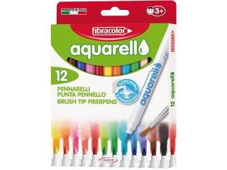 Mazaki 12 kolor�w FIBRACOLOR Aquarello