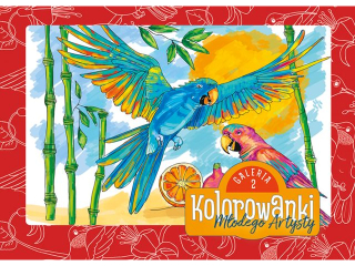 Kolorowanka A4 M�odego Artysty - Galeria 2 GAL-002 "Zwierz�ta �wiata"