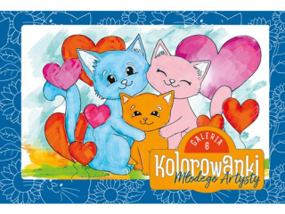 Kolorowanka B5 M�odego Artysty - Galeria 6 GAL-104 "Koteczki i Pieseczki"