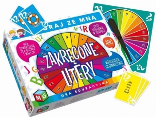 Gra MULTIGRA Zagraj ze mn� - Zakr�cone litery