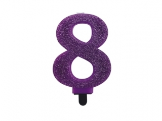 �wieczki urodzinowe GO PARTY Brokat SF-555-8