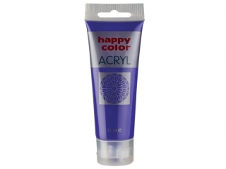 Farba akrylowa 75 ml, fioletowy, Happy Color