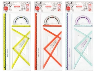 Komplet geometryczny HERLITZ My.pen - r�ne kolory