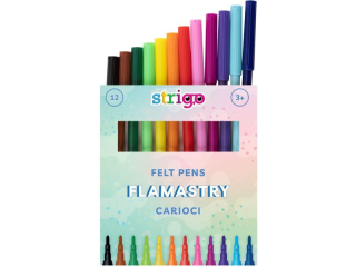 Flamastry STRIGO 12 kolor�w