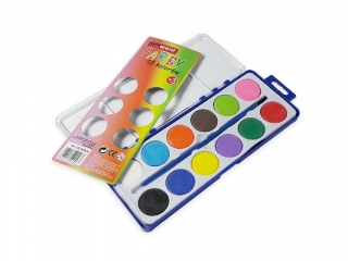 Farby wodne PENWORD 12 kolor�w + p�dzelek