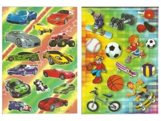 Naklejki POLSYR Du�e - sport/auta 25szt.