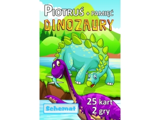 Karty piotru�+pami�� 1657 dinozaury