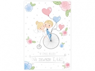 Kartka �lubna KZK B6-D z�ocona nr13