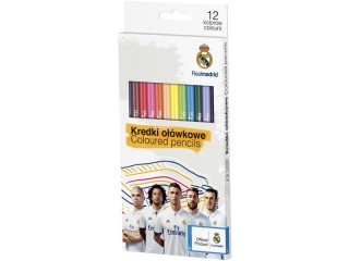 Kredki o��wkowe 12 kolor�w - Rreal Madryt