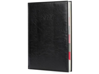 Kalendarz 2027 Agenda A4 Dzienny Czarny #1601
