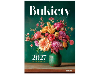 Kalendarz 2027 �cienny A4 Bukiety #3605