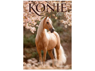 Kalendarz 2027 �cienny A4 Konie #3612