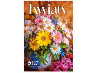 Kalendarz 2027 �cienny A4 Kwiaty #3643