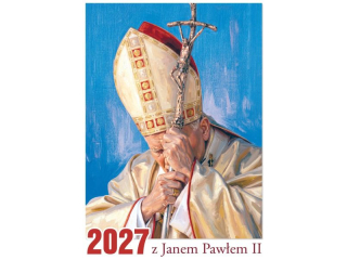 Kalendarz �cienny A4 z Janem Paw�em II 2027