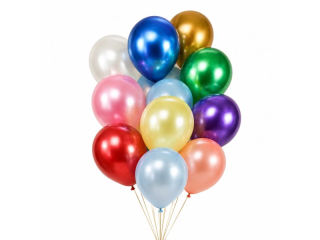 Balony PENWORD 12" 100szt. mix kolor�w metalik, per�a