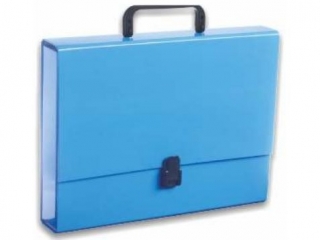Teczka z r�czk� A4 PENMATE niebieska pastelowa