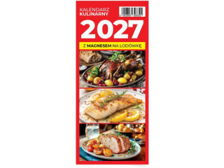 Kalendarz 2027 Tygodniowy kulinarny z magnesem #3322
