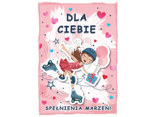 Kartka dla dzieci ARMIN STYLE GM-1114 Spe�nienia Marze� dla dziewczynki 3D