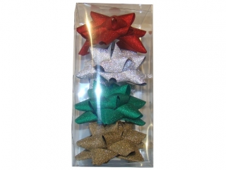 Kokardy Rozety �rednia brokat a4