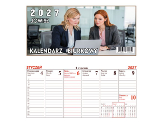 Kalendarz biurkowy BESKIDY B12 JOWISZ 2027
