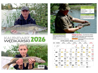 Kalendarz wieloplanszowy BESKIDY W05 13 zdj�ciowy Kalendarz w�dkarski 2026