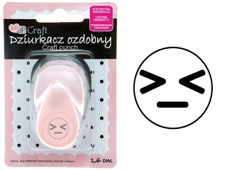 Dziurkacz ozdobny DPCRAFT 1,6cm Smutna bu�ka