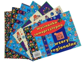 Wycinanka samoprzylepna CORMORAN A4 6k. Wzory regionalne