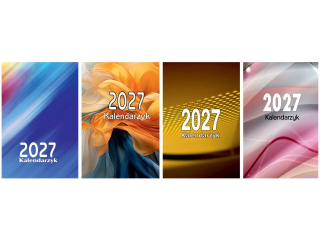 Kalendarz kieszonkowy BESKIDY A7 M8, kieszonkowy kartonowy 2027