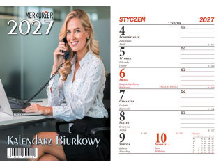 Kalendarz biurkowy BESKIDY B1 MERKURIER 2027