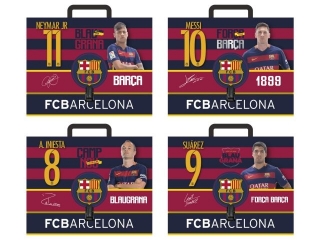 Teczka z r�czk� ASTRA A4 twarda oprawa FC Barcelona Barca Fa