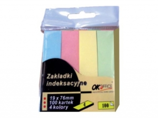 Zak�adki indeksuj�ce samoprzylepne PASTEL A100 5 szt.
