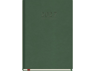 Kalendarz ksi��kowy MP A5 Popularny 2027  - ciemnozielony