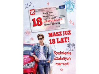 Kartka na 18 urodziny ARMIN STYLE Gift M-193 z dowodem osobistym dla ch�opaka