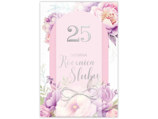 Kartka na Rocznic� �lubu KZK B6 LUX nr. 5 25 Srebrna Rocznica �lubu